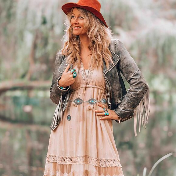 Chain Belt Concho Belts For Women, Turquoise Belts For Women Western Waist💕 - Picture 5 of 8